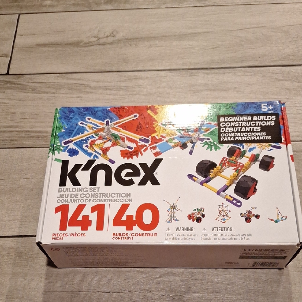 🥠141-Piece Knex Building Set - Multicolor💐